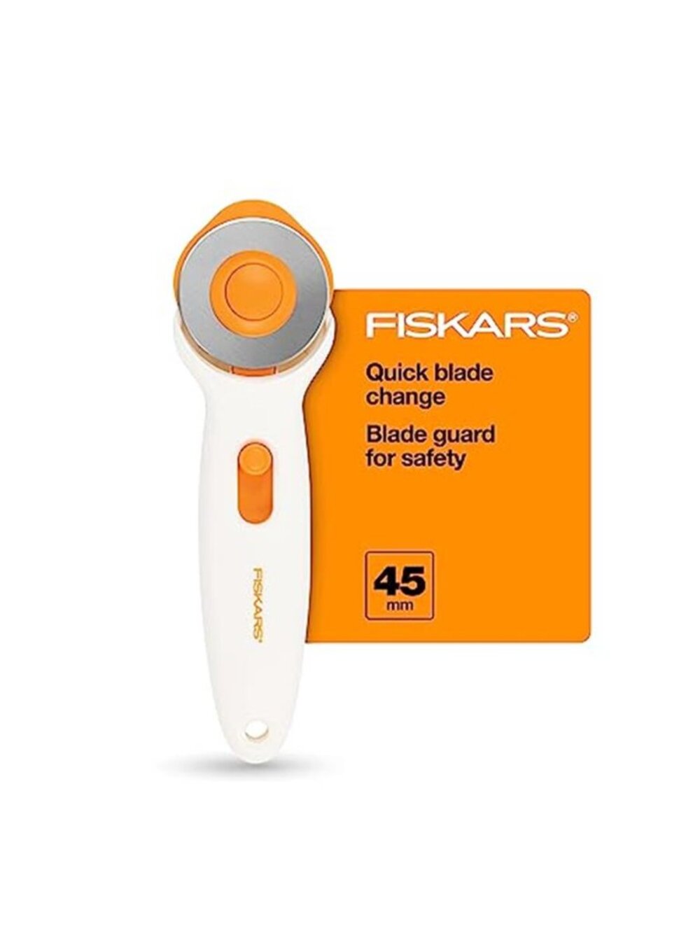 45mm Rotary Cutter for Fabric, Premium Steel Stick Fabric Cutter Cuts